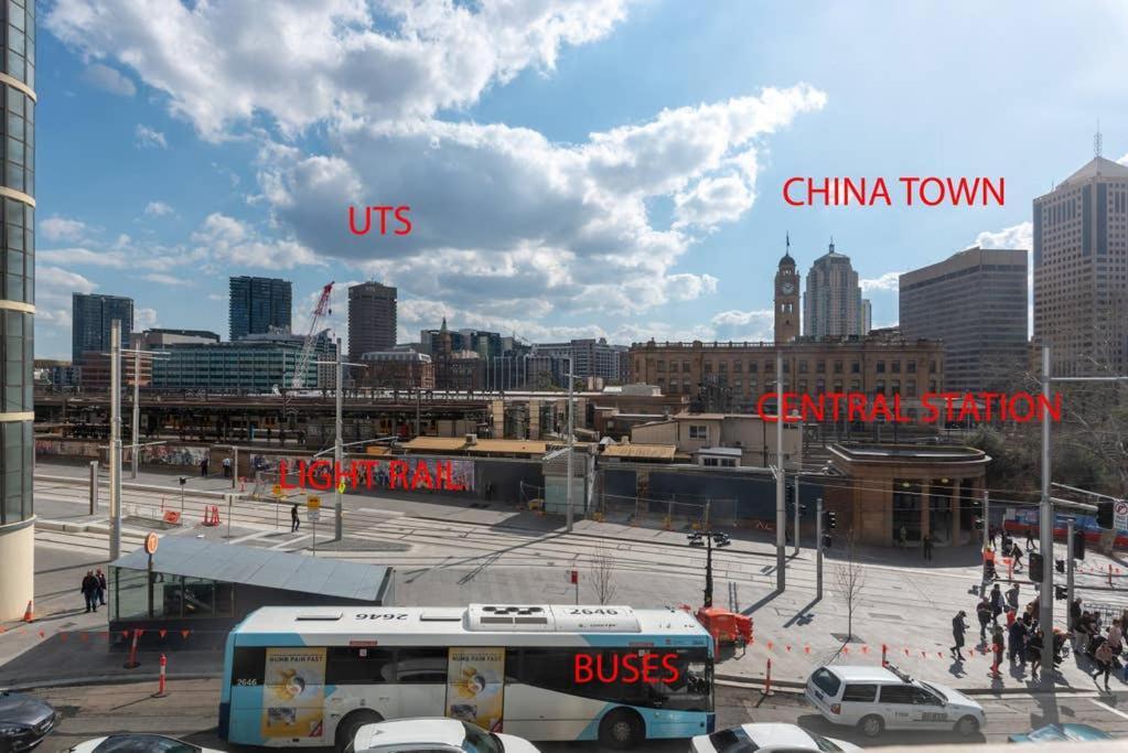 Luxe Ensuite Double Room - Ac - Next To Central&Cbd - Near Darling Harbour& Chinatown& Usyd& Uts Sydney Buitenkant foto